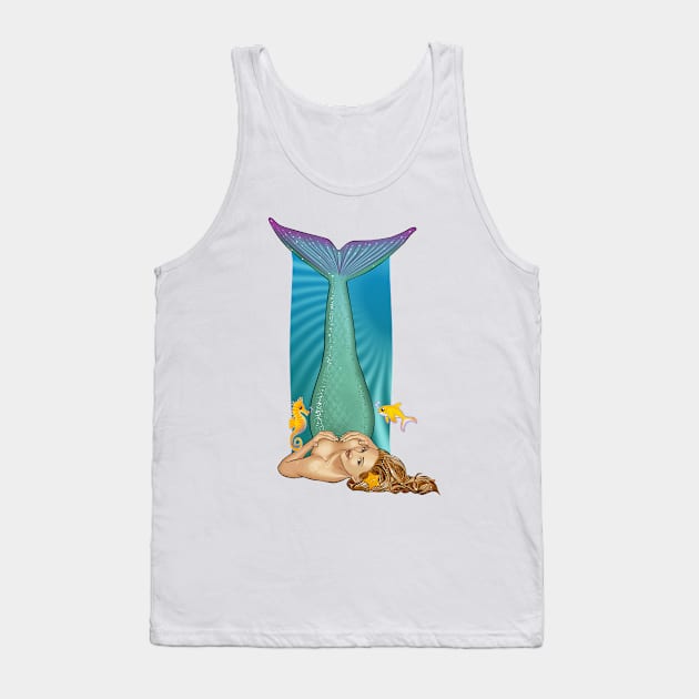 Mermaid Tank Top by ted1air